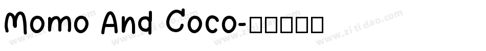 Momo And Coco字体转换